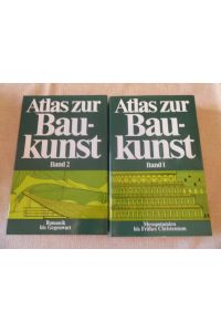 2 Bände Atlas zur Baukunst Mesopotamien bis Frühes Christentum Romanik bis Gegenwart