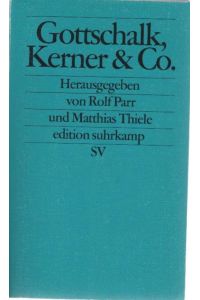 Gottschalk, Kerner & Co. : Funktionen der Telefigur Spielleiter zwischen Exzeptionalität und Normalität.   - hrsg. von Rolf Parr und Matthias Thiele / Edition Suhrkamp ; 2175