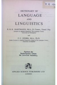 Dictonary of Language and Linguistics.