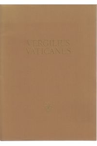Vergilius Vaticanus. (Codex vaticanis lat. 3225). [Dokumentation zur Faksimile-Ausgabe].   - Band 71 der Reihe CODICES SELECTI, Band 40 der Reihe CODICES E VATICANIS SELECTI XL.