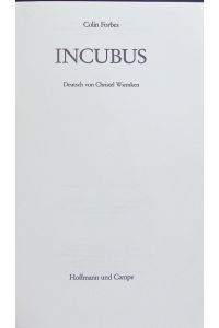 Incubus.   - Roman.