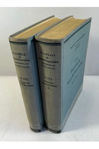 Französische Wirtschaftsgeschichte. Band 1 und 2.   - (= Handbuch der Wirtschaftsgeschichte).