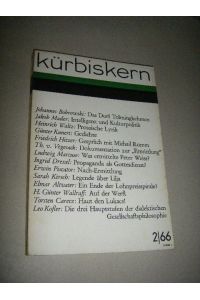 Kürbiskern. Literatur und Kritik. 2/66
