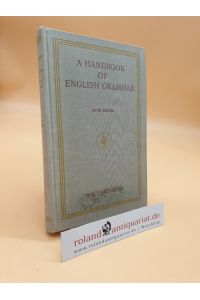 A Handbook of English Grammar. Fifth Edition.