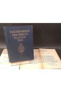 Taschenbuch der Kriegsflotten 1929.   - 25.Jahrgang.