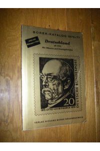 Borek Briefmarken-Katalog Deutschland 1970/71 ab 1945. 47. Jahrgang