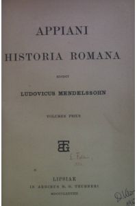 Appiani Historia Romana.