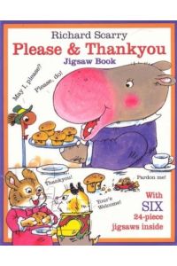 Please and Thankyou Jigsaw Book. With SIX 24-piece jigsaws inside