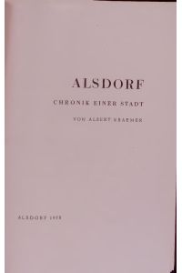 ALSDORF.   - CHRONIK EINER STADT