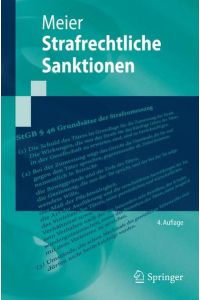 Strafrechtliche Sanktionen (Springer-Lehrbuch)