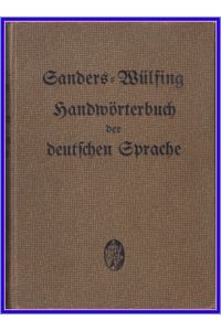 Handwörterbuch der deutschen Sprache.
