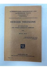 Hesiods Theogonie : Mit Einleitung und kurzem Kommentar versehen