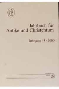Jahrbuch für Antike und Christentum.