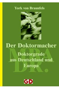 Der Doktormacher - Doktortitel aus Deutschland und Europa