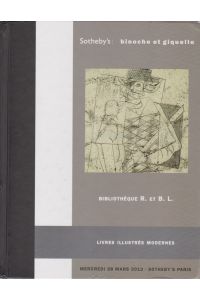 Sotheby's Paris - binoche et giquello - Bibliothèque R. et B. L. - Mercredi 28 mars 2012.   - 190 Livres illustrés modernes.