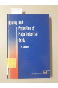 Acidity and Properties of Major Industrial Acids :