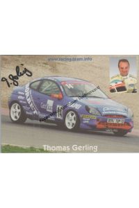 Original Autogramm Thomas Gerling Racing Driver /// Autograph signiert signed signee