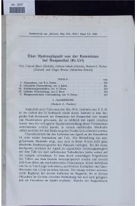 Über Hydroxylapatit von der Kemmleten bei Hospenthal (Kt. Uri).   - Sonderdruck aus Schweiz. Min. Petr. Mitt.“, Band XV, 1935
