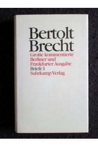 Briefe 1 (1913-1936).   - Werke. Große kommentierte Berliner und Frankfurter Ausgabe, Band 28.
