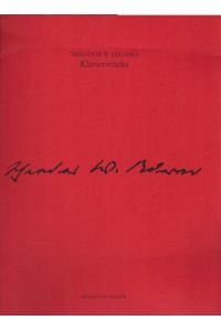 Theodor W. Adorno. Klavierstücke