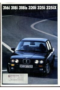 BMW 316i 318i 318is 320i 325i 325iX.   - Ausgabe 2/1989.