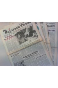 The Rajneesh Times. Deutsche Ausgabe. 3. Jahrgang. Nrn. 4, 7, 10/11, 42, 43, 44, 45, 46, 49, 50, 51, 52; 12 Hefte ungebunden.   - Nr. 4 vom 10.05.1985; Nr. 52 vom 18. 04.1986.