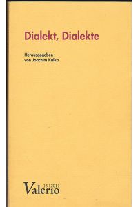 Dialekt, Dialekte