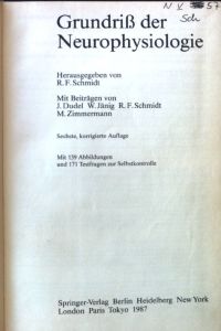 Grundriß der Neurophysiologie.   - Heidelberger Taschenbücher ; Bd. 96 : Basistext Medizin, Psychologie