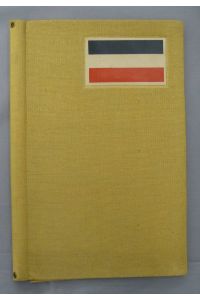 Briefpapier- oder Prospektmappe mit Reichsflagge.