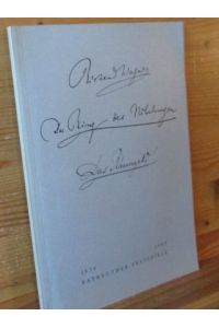 Richard Wagner - Der Ring der Nibelungen: Das Rheingold  - Bayreuther Festspeile 1876-1983