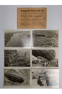 Zeppelin-Serie Nr. 4  - 6 Großaufnahmen