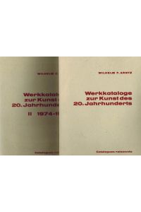 Werkkataloge zur Kunst des 20. Jahrhunderts. Catalogues raisonnés. 2 Bde. Bd 1: Verzeichnis der seit 1945 erschienen Werkkataloge. Bd 2: Verzeichnis der von 1975 - 1983 Werkkataloge.