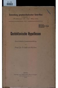 Geotektonische Hypothesen.   - AA-2982. Nr. 2