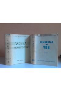 Kommentar zur VOB. Verdingungsordnung für Bauleistungen. Band. 1, 2  - 2 Bücher