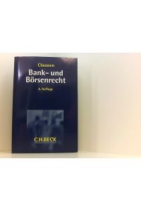 Bank- und Börsenrecht  - von Hrsg. und Autor Roland Erne ...