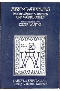 Ausgewählte Schriften und Würdigungen.   - Übers. aus dem Engl. von Elfriede R. Knauer. Saecvla spiritalia Bd. 1.