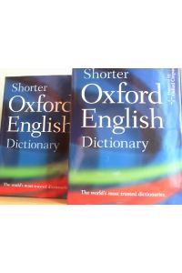 Shorter Oxford English Dictionary. Sixth Edition (set of 2 books).
