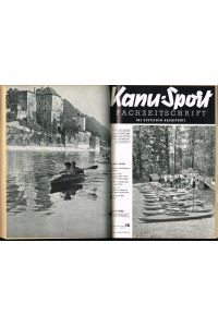 Fachzeitschrift des Deutschen Kanusports: 27. Jahrgang, 1958 [34 Hefte, kompl. /  - Amtliches Nachrichtenorgan des Deutschen Kanu-Verbandes]. -
