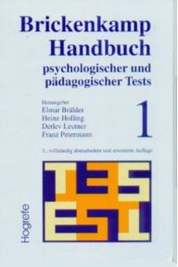 Brickenkamp Handbuch psychologischer und pädagogischer Tests, 2 Bde. , Bd. 1: Band 1  - Band 1