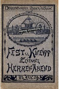 Fest- und Kneipp-Zeitung. Herren-Abend. 25. Jan. 09.