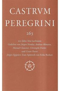 Castrum Peregrini, Heft 263.