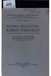 Budowa Geologiczna Karpat Pokuckich.   - AA-4403