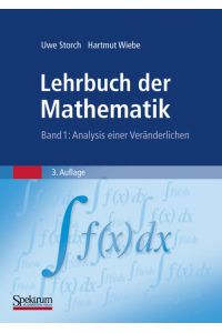 Lehrbuch der Mathematik, Band 1: Analysis einer Veränderlichen