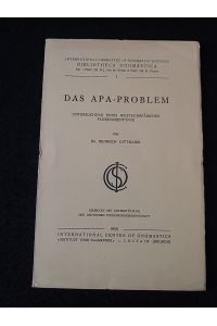 Das Apa-Problem. Untersuchung eines westeuropaeischen Flussnamentypus.