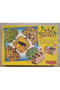 HABA 4170: Obstgarten, mit 40 Früchten aus Holz (alte Version von 1986)[Kinderspiel].   - Achtung: Nicht geeignet für Kinder unter 3 Jahren.
