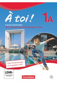 À toi ! - Fünfbändige Ausgabe 2012 - Band 1A  - Carnet d`activités mit Audios online und eingelegtem Förderheft