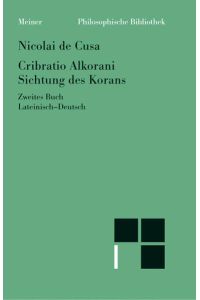 Cribratio Alkorani / Sichtung des Korans, Zweites Buch