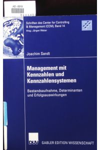 Management mit Kennzahlen und Kennzahlensystemen.
