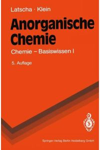 Anorganische Chemie  - Chemie — Basiswissen I