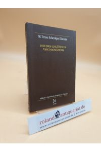 Estudios lingüísticos vasco-románicos (Biblioteca Española de Lingüística y Filología)